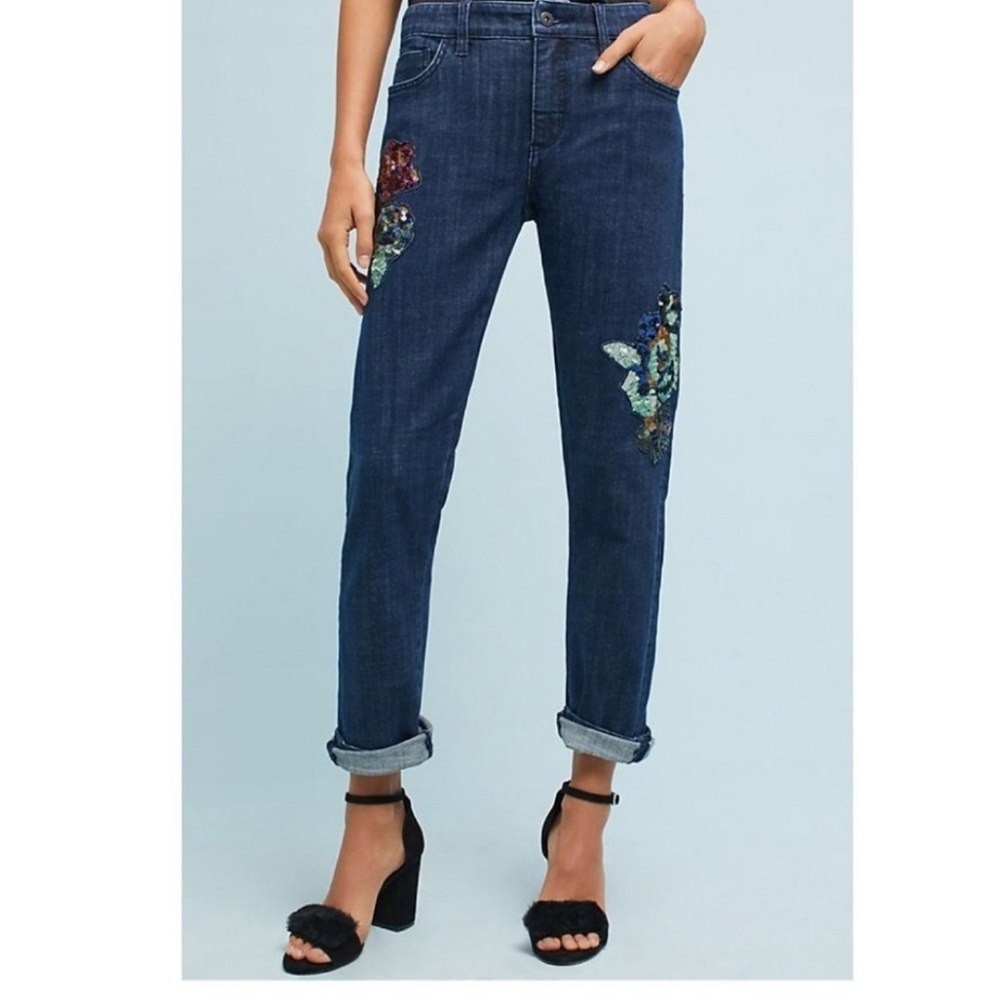 Anthropologie Pilcro Mid-Rise Boyfriend Jeans NWT